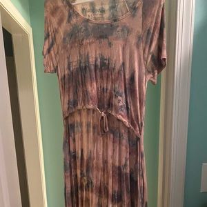 Latched Mama Polish Agate Drawstring Dress